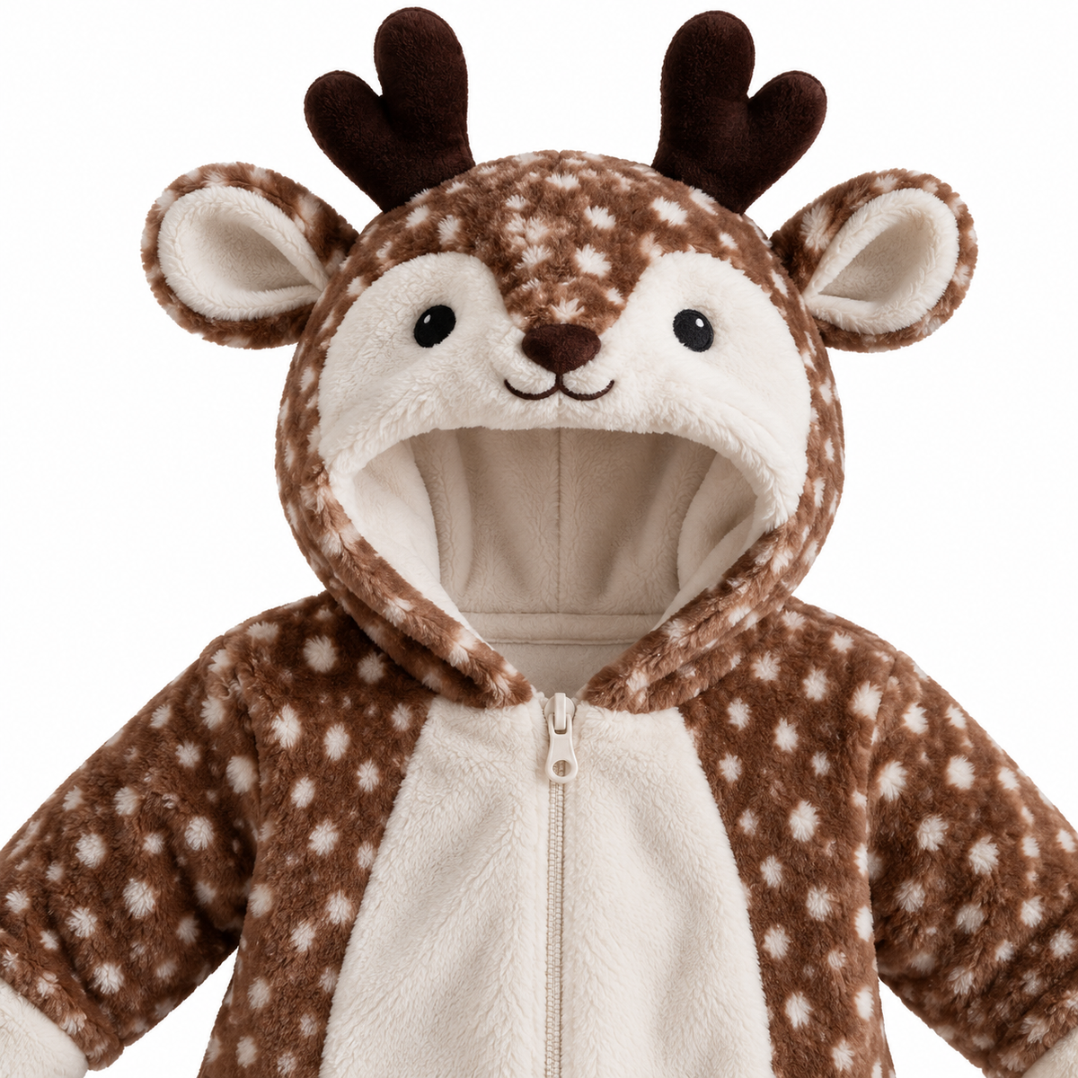Cozy Reindeer Onesie That Keeps Baby Warm